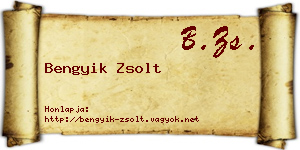 Bengyik Zsolt névjegykártya